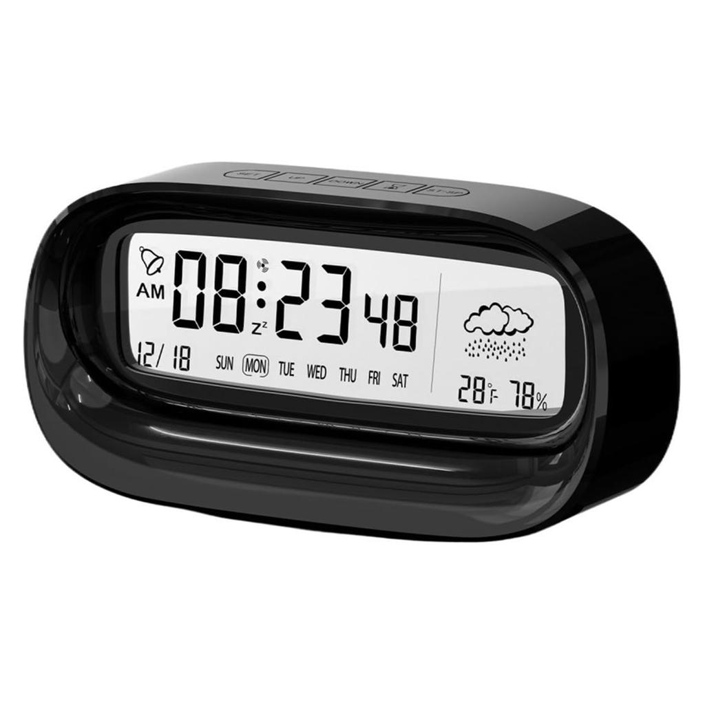 Smart Calendar Alarm Clock Transparent Multi-Function Home Office Desktop Digital Clock