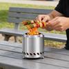 Tabletop Fire , Made Of Stainless Steel, , Portable And Safe To Use, Suitable For Outdoor Patios And Gardens.