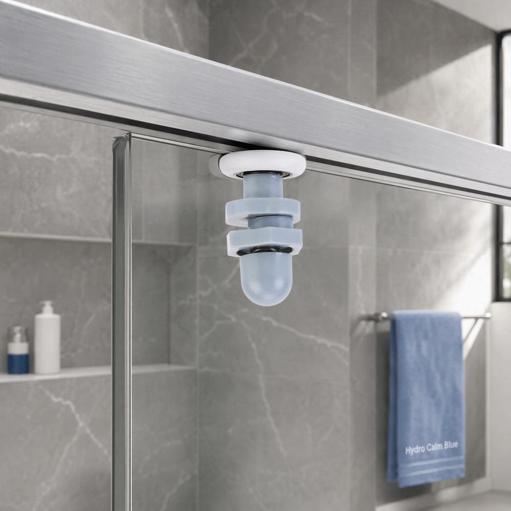8pcs Durable Shower Door Rollers 20mm Diameter Glass Door Runners Sliding Door Wheels Bathroom Door