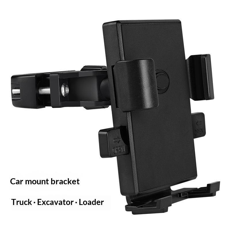 Truck Bus Phone Mount Hands Free 360 Rotation Stable Anti-Shake Grip Universal for Truck Bus Drivers GPS Use