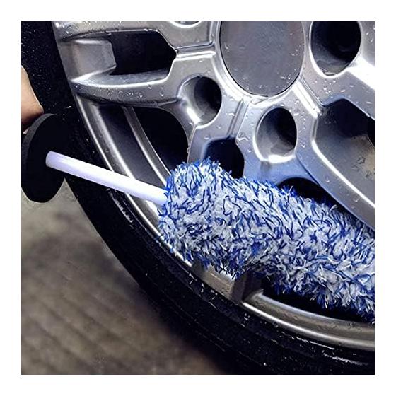 Car Wash Wheel Rim Brush Cleaning Towel Set Car Wash Brush for Wheels Soft Wheel Brush Tire Cleaning Sponge Wheel 360 Degree Cleaning Processing Car