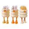 Pen Holder Cartoon Style Ice Cream Duck Shape Pen Organizer Large