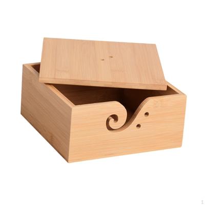 Garnknäuelhalter Box Behälter Dekorativer Vintage-Stil mit Löchern Spender Aufbewahrung für
