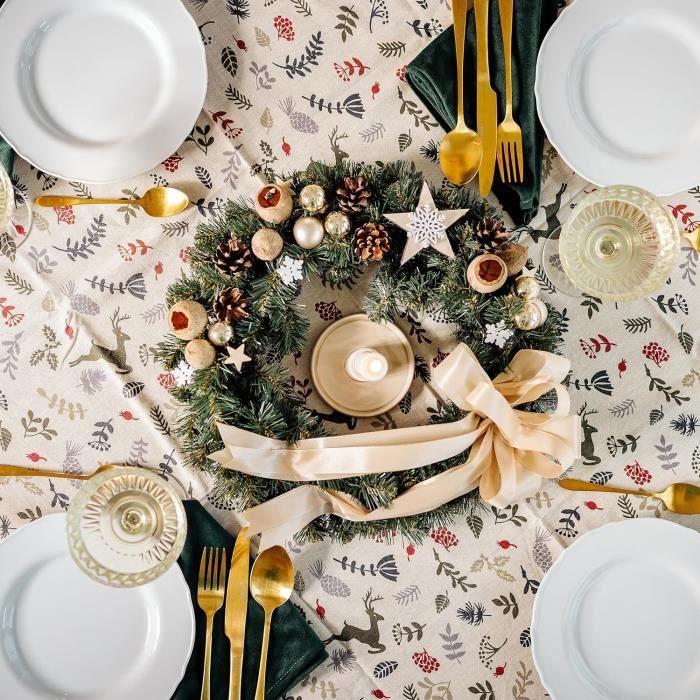 Couronne De Noël - CREATIVE HOME - Diamètre 35 Cm - Décoration Intérieure/Extérieure - Élégante - Chic