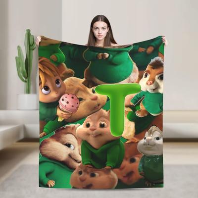 Alvin and the Chipmunks Blanket Cozy Soft  Throw Blankets for Couch 50x60 Inch Multi-size Plush Thin Quilt