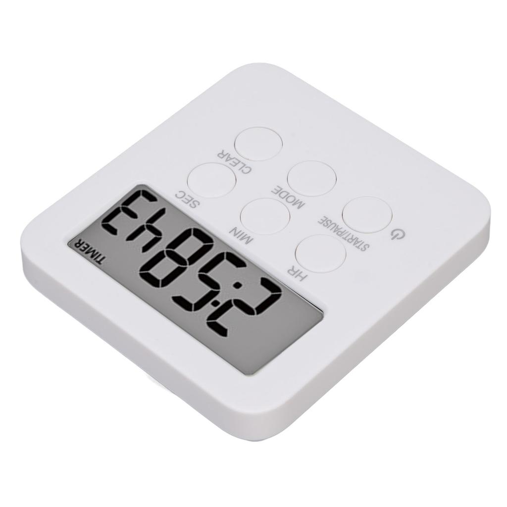 Digital Kitchen Timer 3 Sound Modes Countdown Countup Timer Time Management Tool with Memory