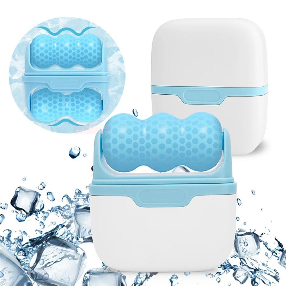 Double Headed Facial Ice Roller Used for Face and Eyes Facial Skin Care Tools Made of Resin Material 2 in 1 Massage Roller