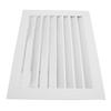Fixed Return Air Louver Window Aluminum Alloy 400x300mm Air Conditioning Vent Cover for Bathroom Kitchen Wall Square