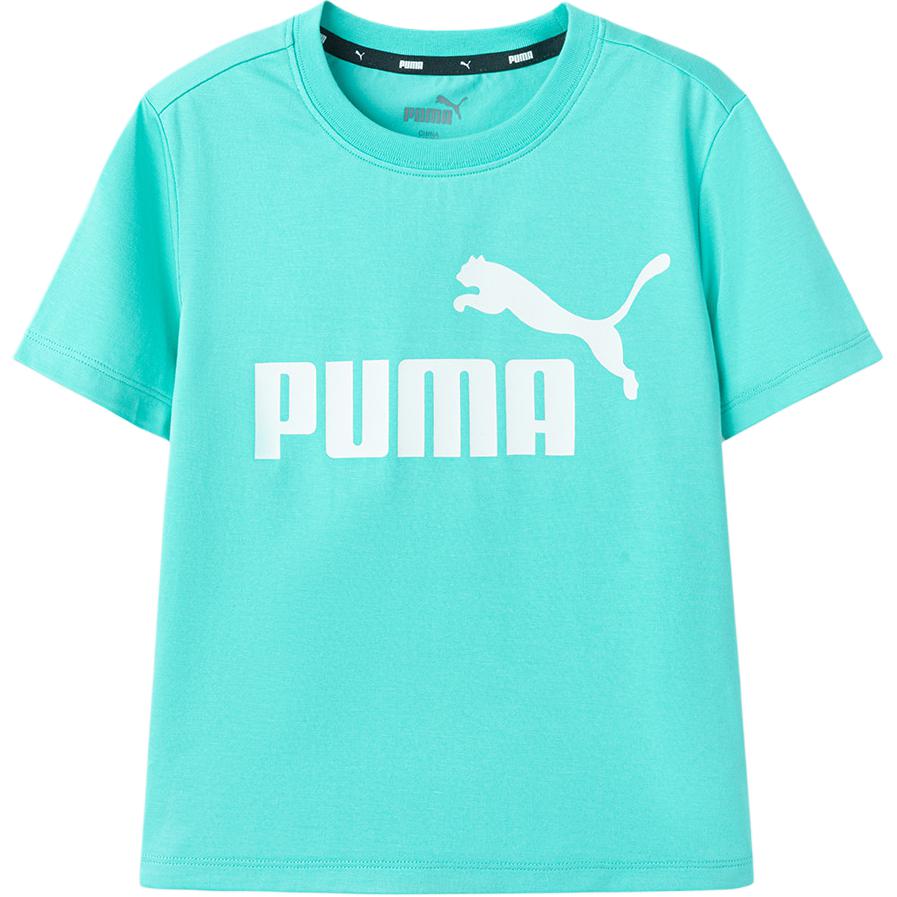 PUMA Kids T Shirts Crew Neck Moderate 353223117242-40001 160