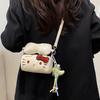 Hello Kitty Cartoon Mini Mädchen Umhängetasche Aus Wasserdichtem PU-Material Für Den Täglichen Gebrauch