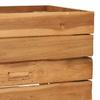 Raised Garden Bed 150 x 40 x 38 cm Reclaimed Teak Wood and Steel