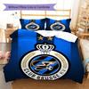 Club Brugge KV Pattern Bedding,Quilt Set Quilt Cover Pillowcase Home Birthday Gift(1 * Duvet Cover + 2 * Pillowcase, Without Core)