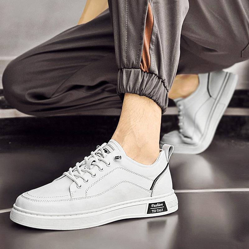 Módní ručně vyráběné skate boty pánské stylové nové outdoorové tenisky značkové pravá kůže ležérní boty univerzální pánské oxfordky běžecké boty