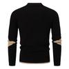 Men’s Colorblock Woven Fleece Knit Sweater