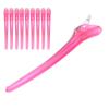 10pcs Salon NonSlip Styling Sectioning Clip Portable Duckbill Hair Clip Hairdressing Tool(Orange )