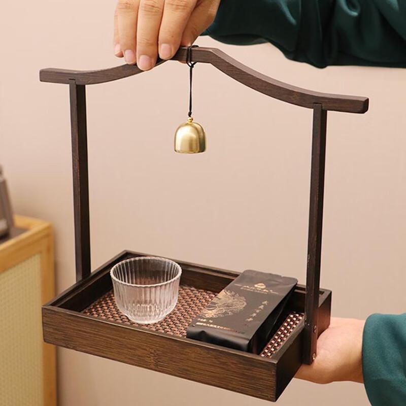 ВАКАДА Антикварный китайский деревянный поднос для закусок