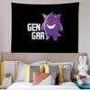 GGengar PPokemons Chart Tapestry Art Science Fiction Room Home Decor Cheap Hippie Wall Hanging
