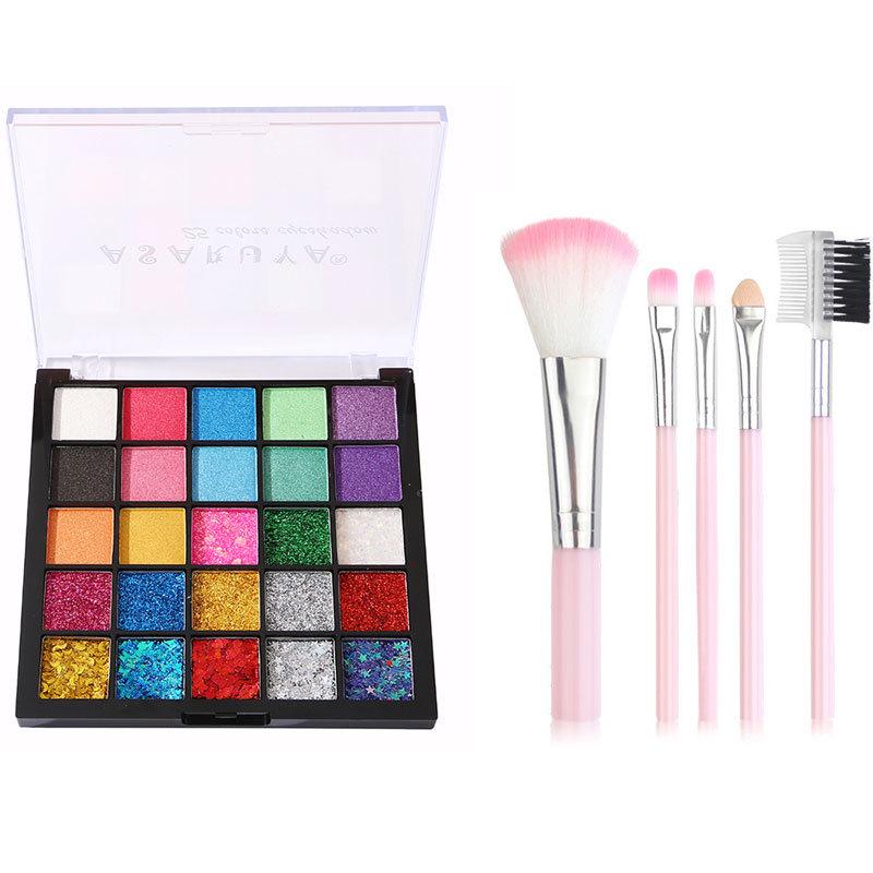 

Палетка теней для век Ashariya 25 цветов в земляных тонах – Глиттер и шиммер для школьных выступлений детей.