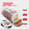Bread Toast Storage Box Food Storage Container Bread Storage and Dispensing Box Airtight Container