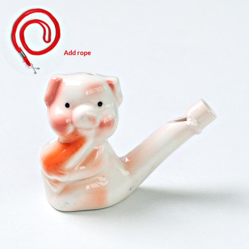 1Pcs Early Learning Bath Noise Maker Bird Whistle Water Musical Ceramic Colorful Animal Shape Water Whistles Party Favor
