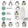 500Pcs/Roll Q Funny Penguins Series 02 Kids Rewards Stickers - DIY Scrapbooks Album Decor Sealing Label Decals
