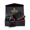 Gift for Men Combo - Genuine Leather Wallet and Belt Combo Box - Leather Belt- Birthday Special & Unique Gift