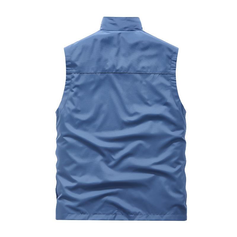Spring and Summer Double Vest Men's Outdoor Sports Vest Plus Size Casual Vest
