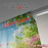 2pcs, 2D FLAT PRINTING Curtains (Without Rod) BloomingGarden Popular Curtain Fabric Semi-Sheer Curtains Room Decor for Bedroom,