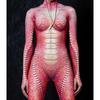 Dámský 3D digitální tisk Halloween Cosplay Punčocháče Overal Dospělý Jednodílný Karnevalový Párty Jevištní Show Taneční Kostým Oblečení