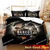 Personelity Narcos Bedding Set Single Twin Printed Bed Set With Pillowcase Bed Duvet Cover Single Double Queen Super King Size