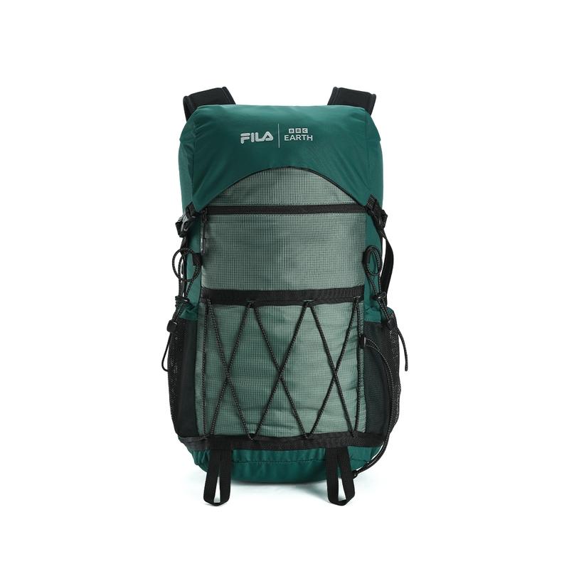 New FILA EXPLORER Individual Practical Outdoor Mountain Sports Casual Backpack Men's Forestland Green A13M437101FKK