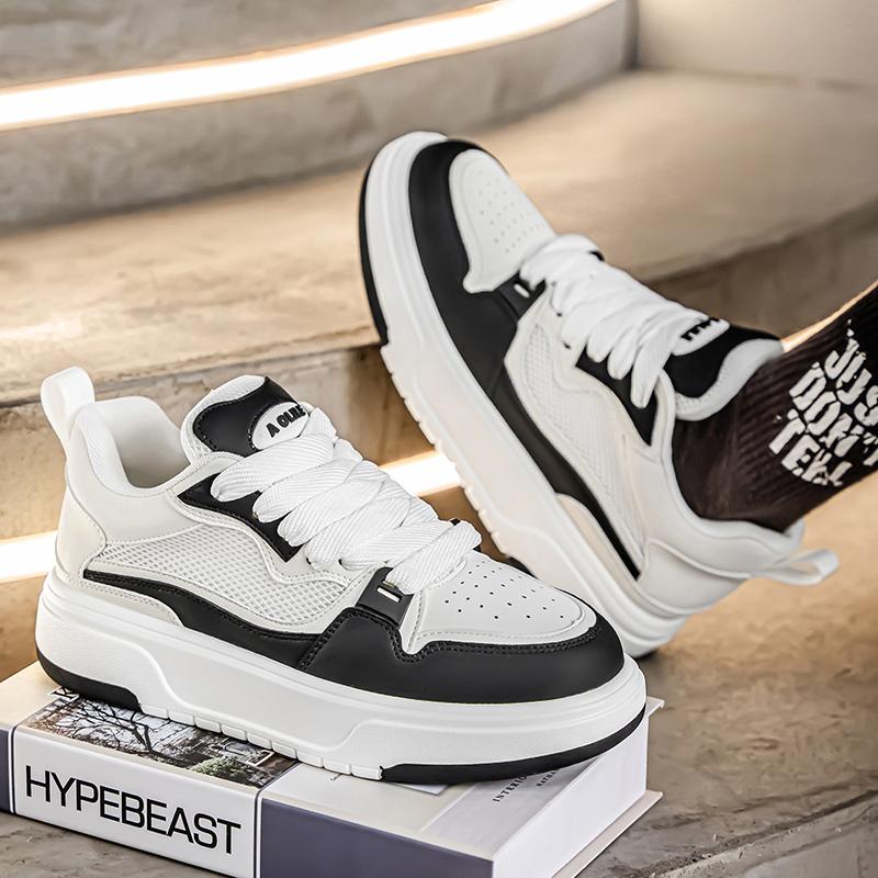 Herr Casual Fyra Säsonger Mode Studenter Bekväma Sneakers Pojkar Trendiga Mjuka Sula Andningsbara Skor