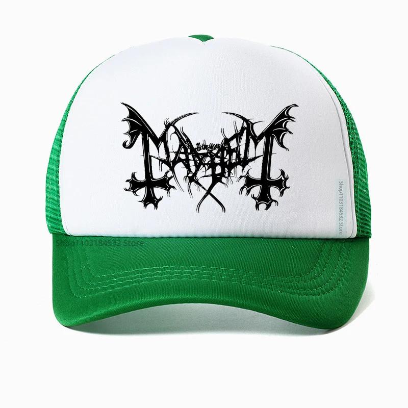 Rapper Mayhem Death cappello Unisex Moda Heavy Metal cappello band norvegese Anime Rock Hip hop cappelli Berretto Cappelli Snapback