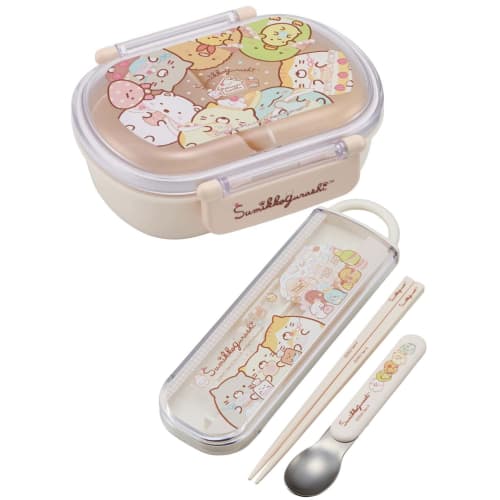 Skater Chopsticks Spoon Set Antibacterial Sumikko Gurashi Okaiyasan Made in Japan CCA1AG-A