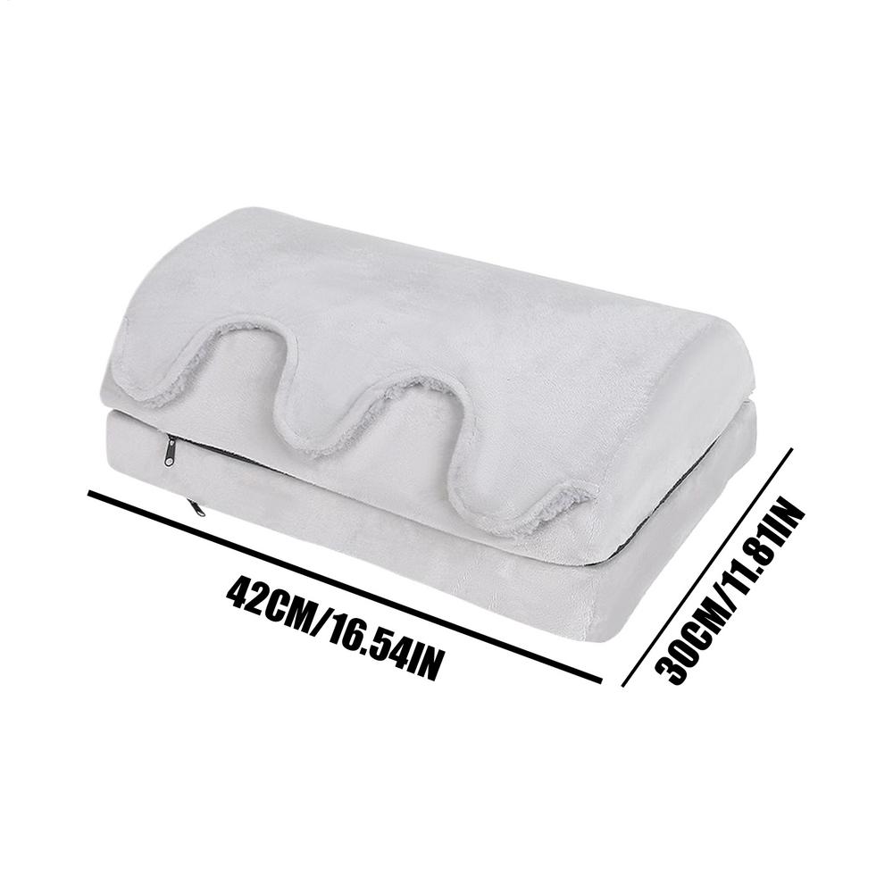 Foot Rest For Desk Adjustable Heights Leg Pillow Under Desk Stool With Warm Pocket For Living Room Bed Study Kitchen Home Dorm