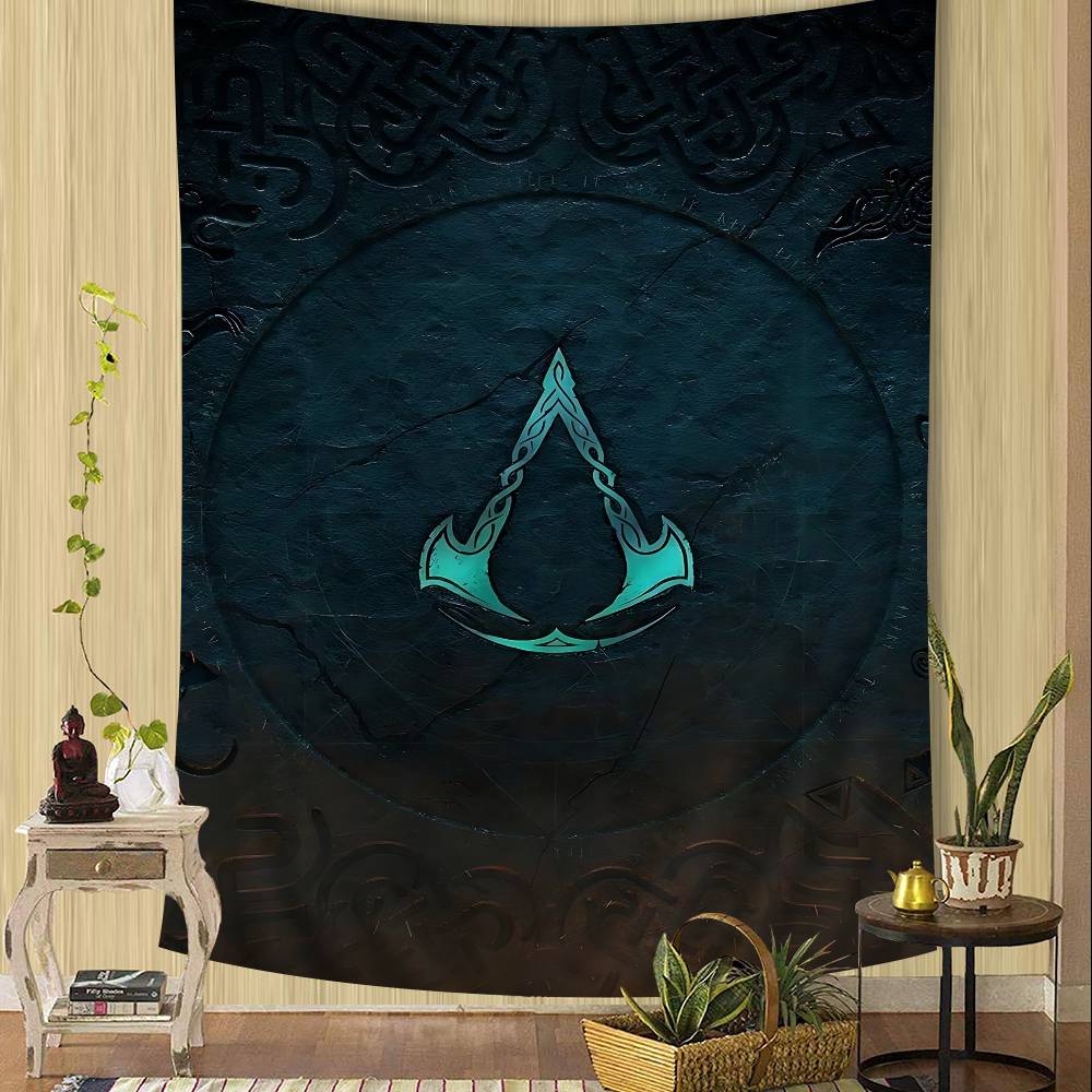 AAssassins CCreedes Cartoon Tapestry Wall Hanging Decoration Household Home Decor