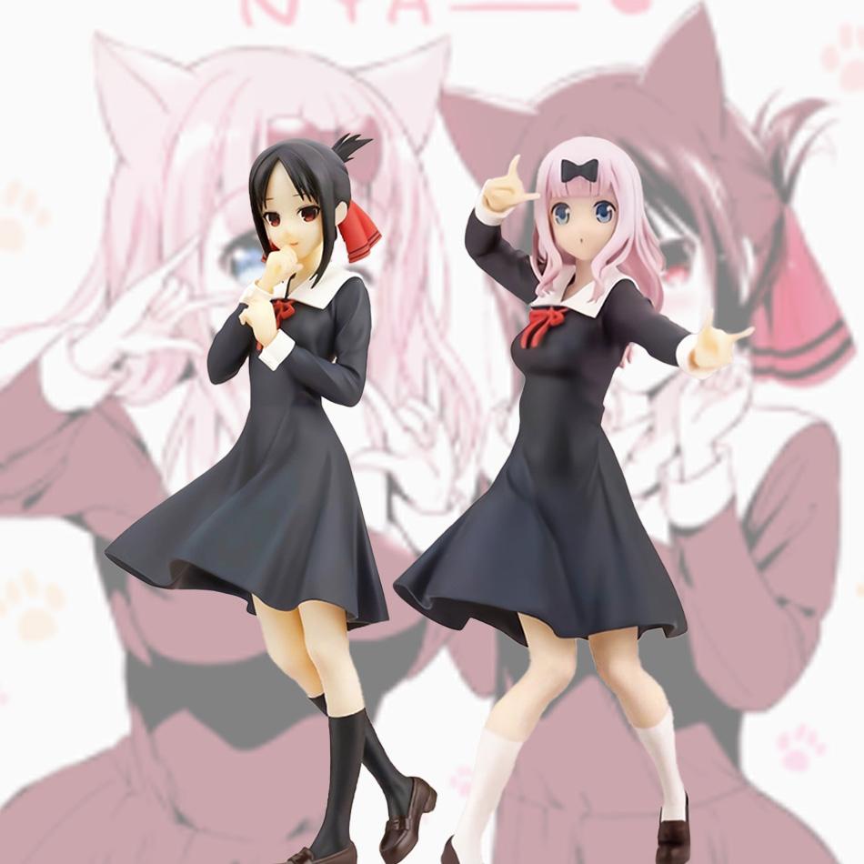 Anime mängukuju Kaguya-sama Armastus on sõda Fujiwara Chika Küüliku mudel Nukud Kawaii Tüdruku kuju Jaapani nukud Dekoratsioon