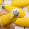 Fidget Toy Hand Squeeze Ball Vent Banana Miniature Novelty Toy Toddler Gift Stress Relief Toy Realistic Peeling Banana