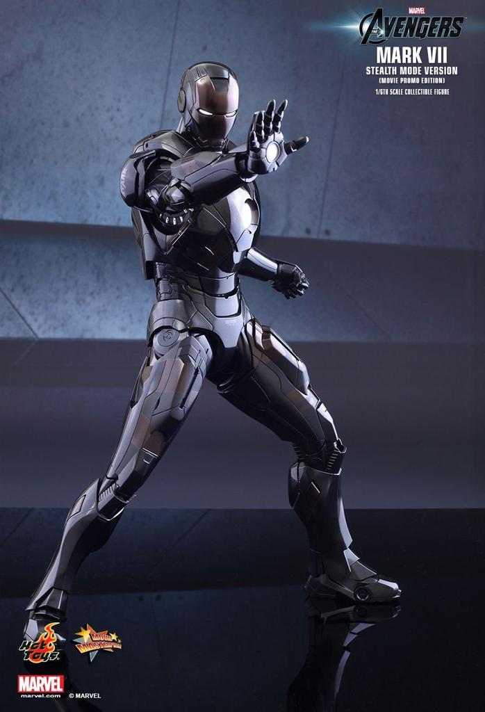 Avengers Scale Figure Iron Man Mark 7 Hot Toys [Movie Masterpiece] 1/6 (Stealth Version) (Avengers 200% Exclusive)