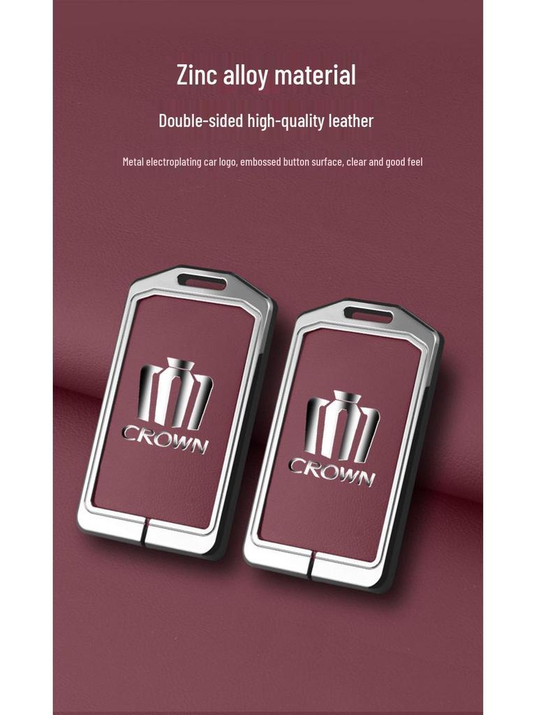 Crown Card Key Cover: Metal Accessories & Keychain for 12/13/14 Gen