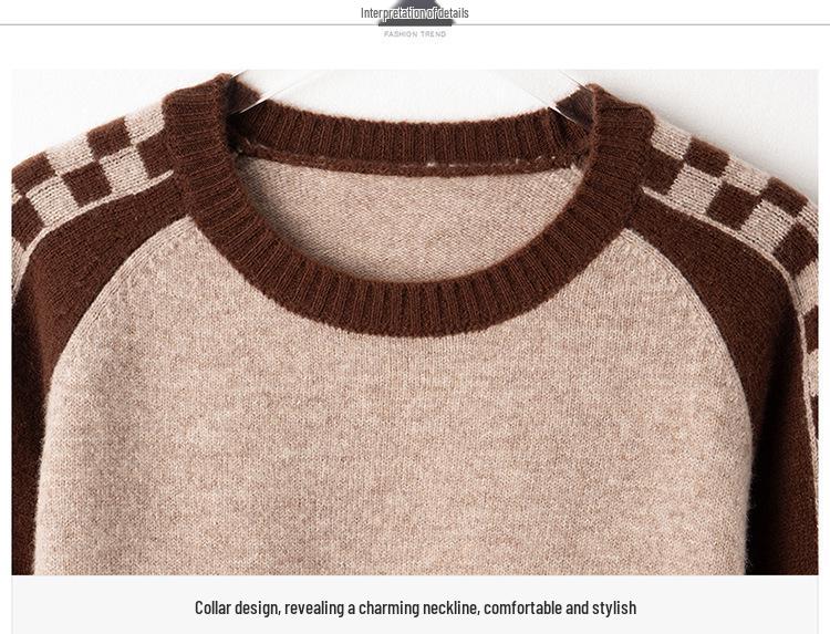 Women's Versatile Wool Sweater - New Petite Style Knit Top for Autumn & Winter Base Layer