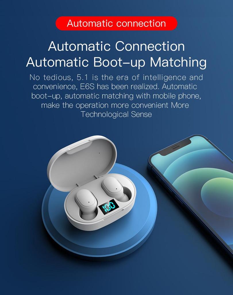 Mini Bluetooth Wireless Noise-Cancelling Earbuds for Men and Women