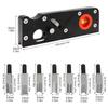 10Pcs Hand Chamfer Plane Set with Auxiliary Locator, Portable Edge Corner Hand Planer for Fast Woodworking Edge Trimming & Chamfering