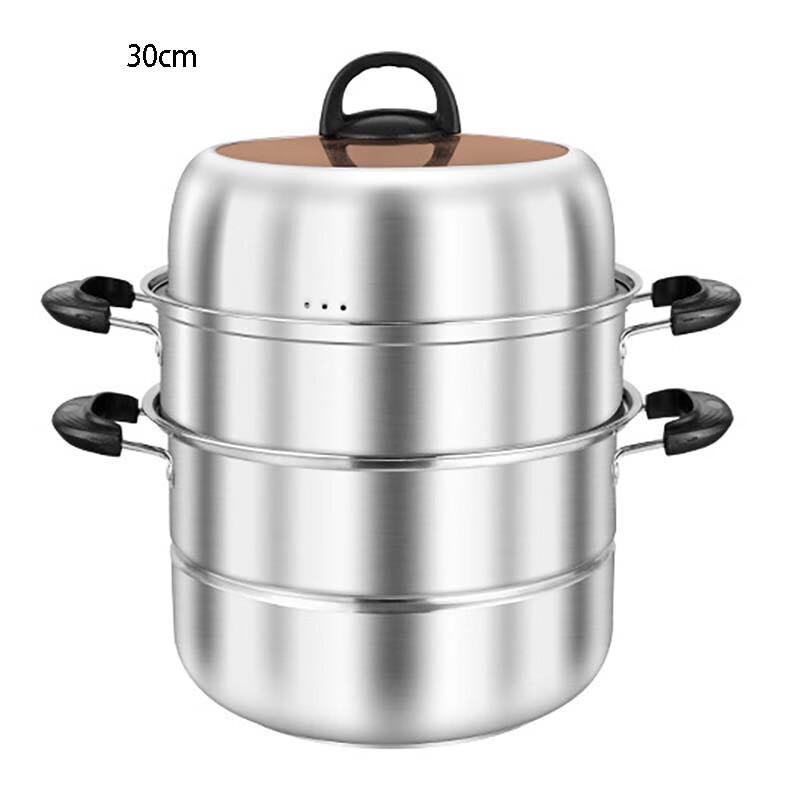 San Jiaolong 304 Stainless Steel Steamer Pot