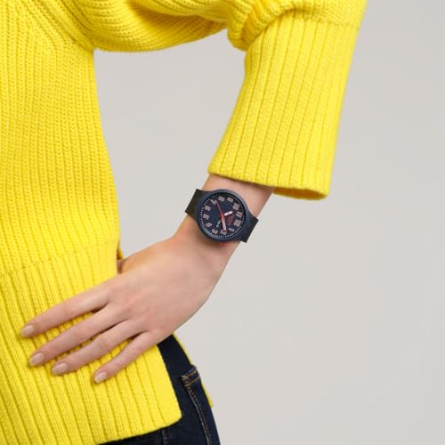 Swatch Aquachrono Essentially Confident Wristwatch SB01S700 Blue