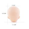 Soft Plastic DIY Girl Doll Head For 11.5" 1/6 Doll Heads For BJD Doll's Practicing Makeup Head Without Hair Dolls Accessories