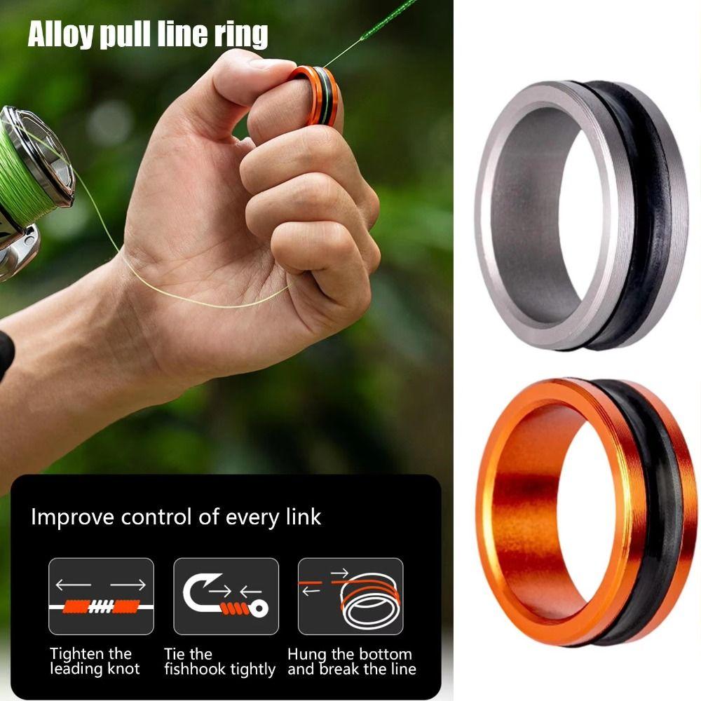 Fast Line Cutting Zinc Zinc Alloy Cable Ring Protect Hands Fishing Line Puller Fishing Equipment