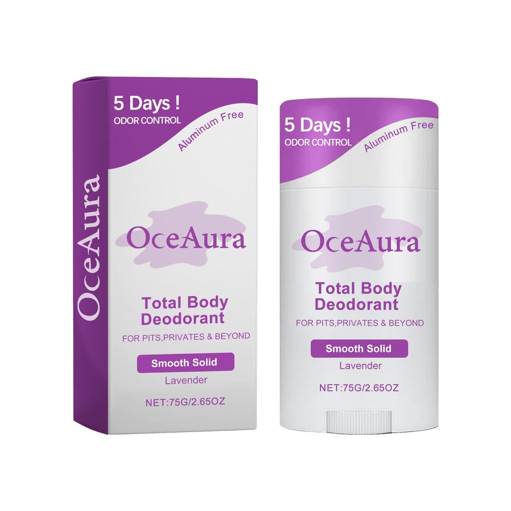 Oceaura Lavender Body Deodorant Stick For Fresh Clean Feeling And Odor Control
