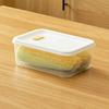 Portable Fruit Lunch Box Food Grade PP Snack Container with Sealed Lid Leak Proof Bento Storage for Kids School Office Travel Picnic