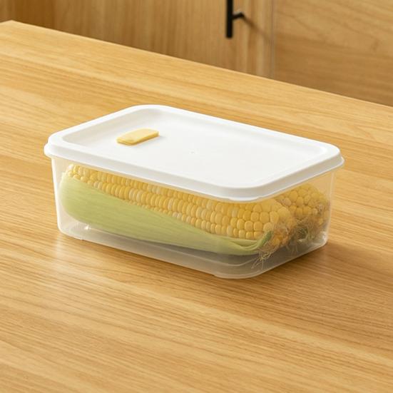 Portable Fruit Lunch Box Food Grade PP Snack Container with Sealed Lid Leak Proof Bento Storage for Kids School Office Travel Picnic